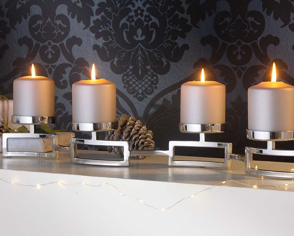 designer Christmas candelabras - Cadeaux Christmas Interior Decorating - Dallas TX
