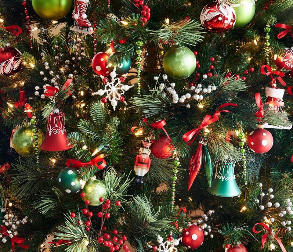 Blown-glass European Christmas ornaments